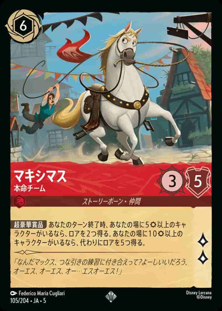 マキシマス　本命チーム